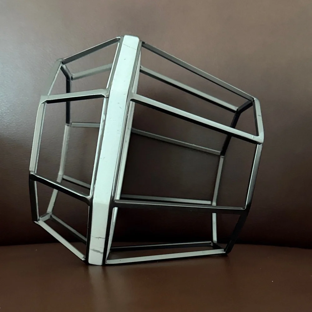 BATH BODY WORKS GEOMETRIC PEDESTAL FRAME MEDIUMCANDLE HOLDER SLEEVE 6
